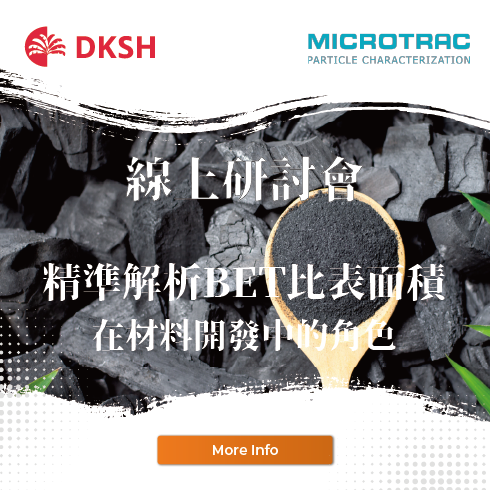 【線上研討會】精準解析 BET 比表面積在材料開發中的角色