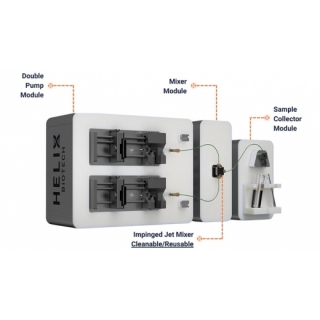 Helix Biotech NOVA™ Benchtop IJM 小至中量級脂質奈米顆粒生產機